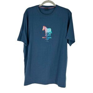 NWT Paul Smith Zebra Made Organic Cotton Short Sleeve T-Shirt